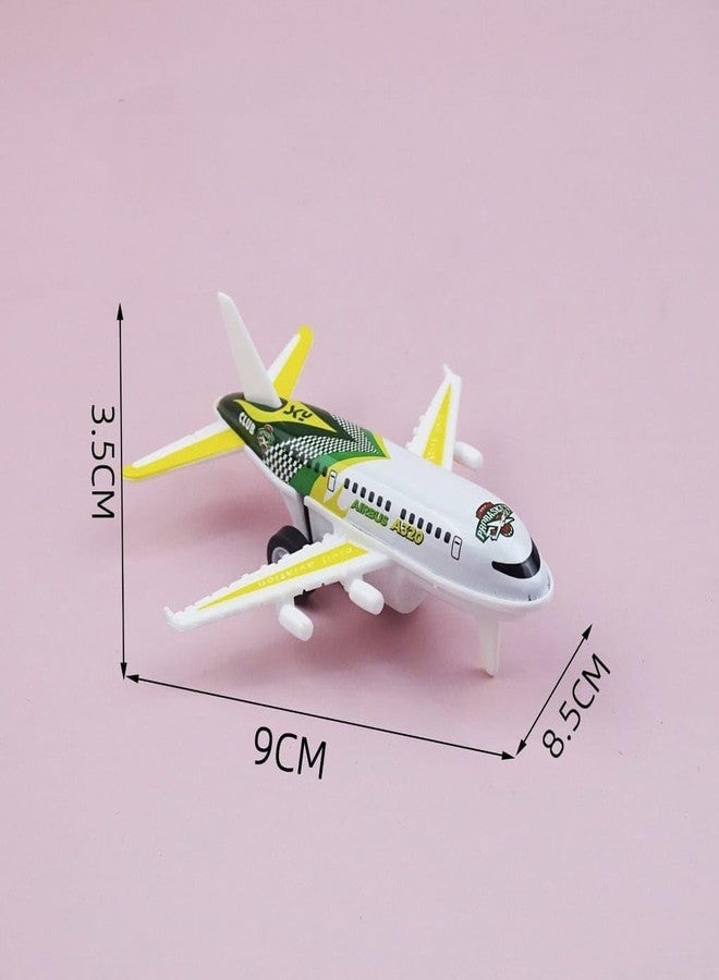 KITMEER Mini Metal Airplane Set for Kids | Push and Go Unbrekable Friction Powered Airplane Model Set Toys | Ideal Gift Or Return Gifts for Kids - Multicolor Pack of 6 - Image 5
